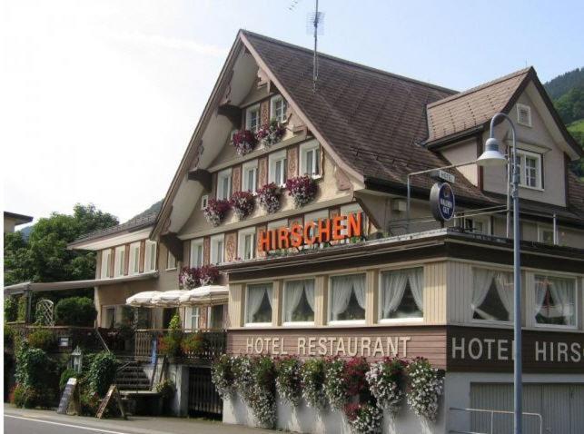 Hotel Hirschen Alt St. Johann Buitenkant foto